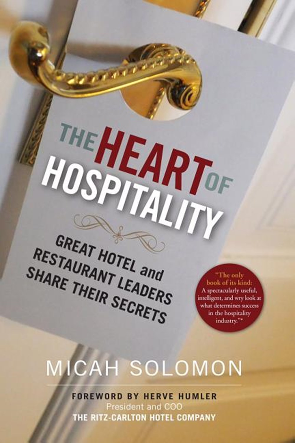 Cuốn sách The Heart of Hospitality by Micah Solomon