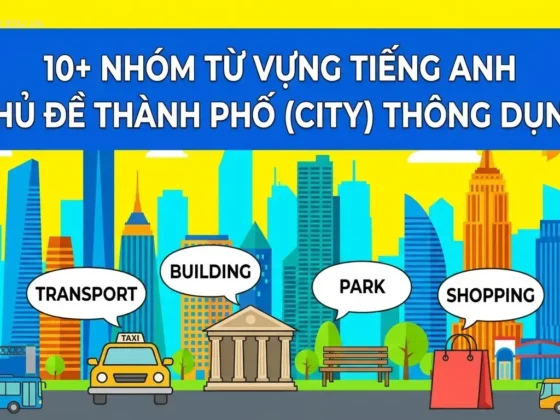 10+ Nhóm Từ Vựng Tiếng Anh Chủ Đề Thành Phố (City) Thông Dụng