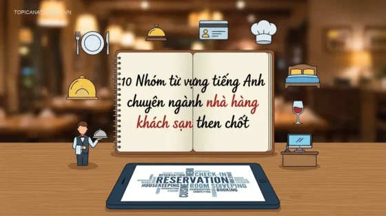 10 Nhóm từ vựng tiếng Anh chuyên ngành nhà hàng khách sạn then chốt