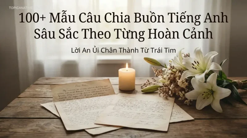 100+ Mẫu Câu Chia Buồn Tiếng Anh Sâu Sắc Theo Từng Hoàn Cảnh