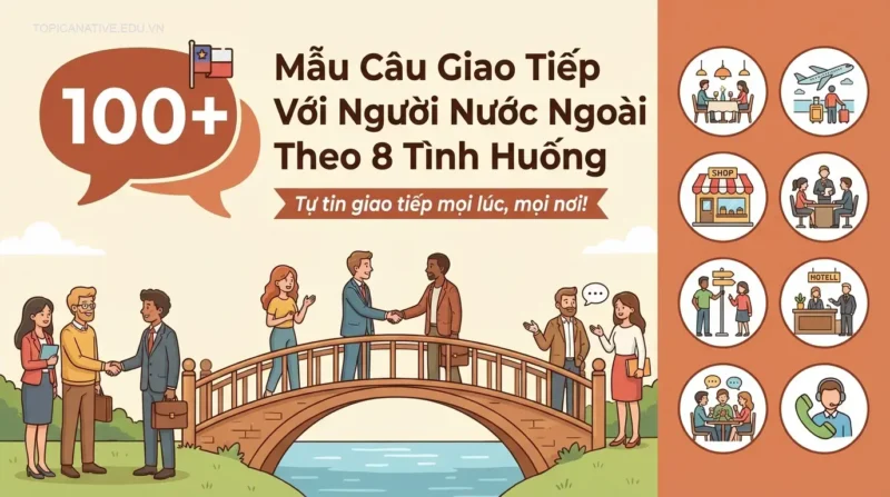100+ Mẫu Câu Giao Tiếp Với Người Nước Ngoài Theo 8 Tình Huống