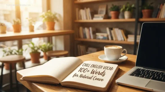 100+ từ vựng tiếng Anh chill giúp bạn giao tiếp tự nhiên 2025