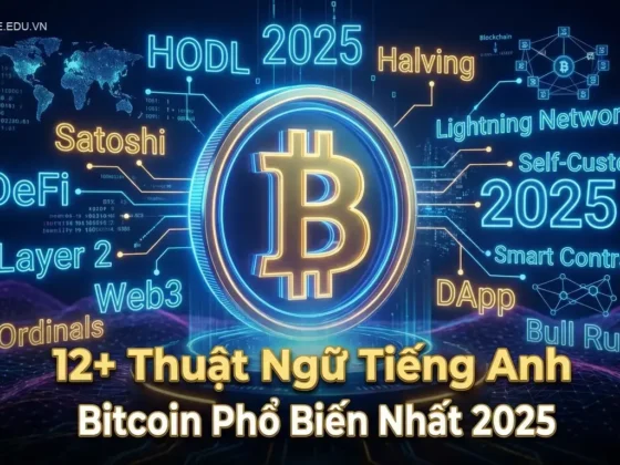 12+ Thuật Ngữ Tiếng Anh Bitcoin Phổ Biến Nhất 2025