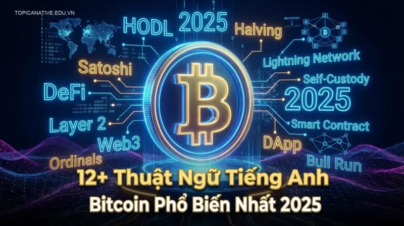 12+ Thuật Ngữ Tiếng Anh Bitcoin Phổ Biến Nhất 2025