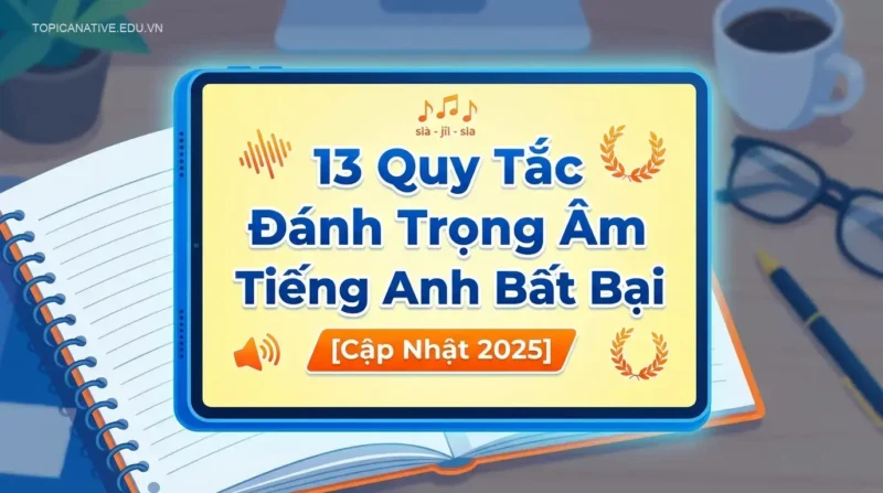 13 Quy Tắc Đánh Trọng Âm Tiếng Anh Bất Bại [Cập Nhật 2025]