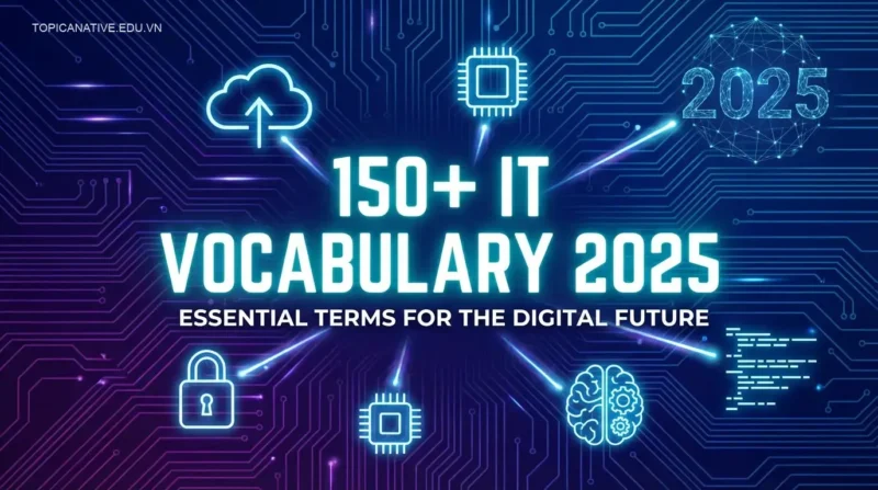 150+ Từ vựng tiếng Anh chủ đề Công nghệ thông tin (IT) 2025