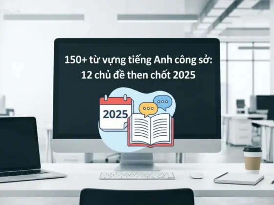 150+ từ vựng tiếng Anh công sở: 12 chủ đề then chốt 2025