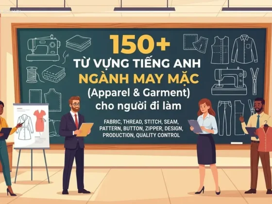 150+ Từ vựng tiếng Anh ngành may mặc (Apparel & Garment) cho người đi làm