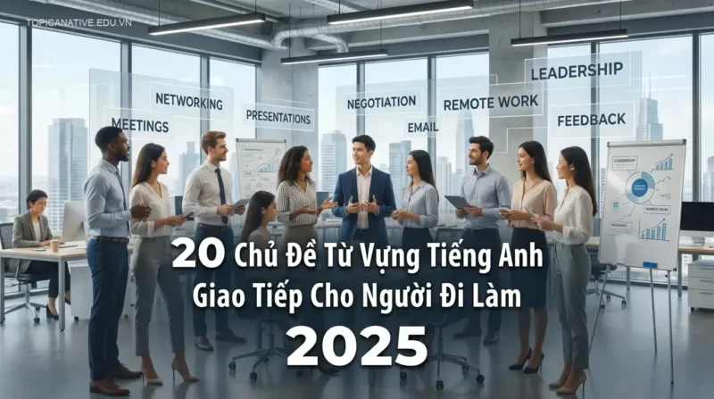 20 Chủ Đề Từ Vựng Tiếng Anh Giao Tiếp Cho Người Đi Làm 2025