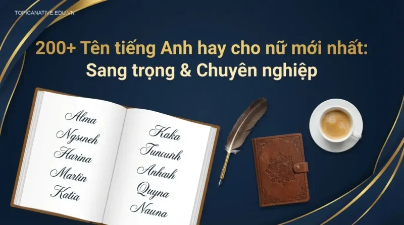 **200+ Tên tiếng Anh hay cho nữ mới nhất: Sang trọng & Chuyên nghiệp**
