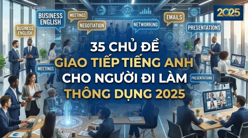 **35 Chủ Đề Giao Tiếp Tiếng Anh Cho Người Đi Làm Thông Dụng 2025**