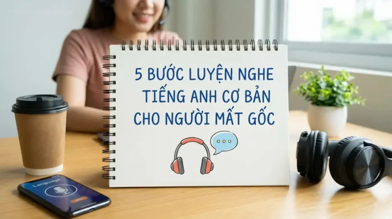 5 Bước Luyện Nghe Tiếng Anh Cơ Bản Cho Người Mất Gốc