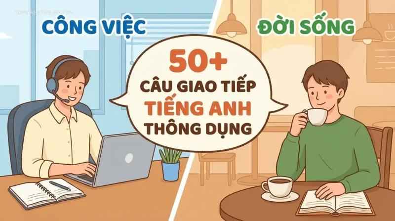 50+ câu giao tiếp tiếng Anh thông dụng trong công việc & đời sống