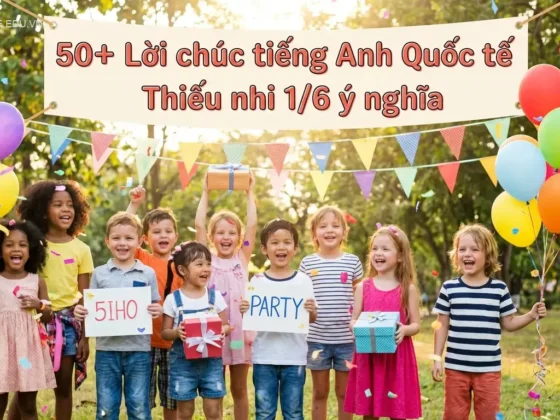 50+ Lời chúc tiếng Anh Quốc tế Thiếu nhi 1/6 ý nghĩa