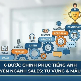 6 bước chinh phục Tiếng Anh chuyên ngành Sales: Từ vựng & Mẫu câu