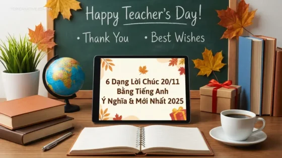 6 Dạng Lời Chúc 20/11 Bằng Tiếng Anh Ý Nghĩa & Mới Nhất 2025