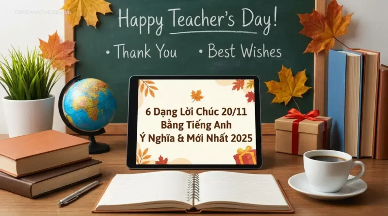 6 Dạng Lời Chúc 20/11 Bằng Tiếng Anh Ý Nghĩa & Mới Nhất 2025