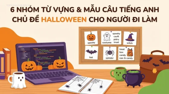 6 Nhóm từ vựng & mẫu câu tiếng Anh chủ đề Halloween cho người đi làm