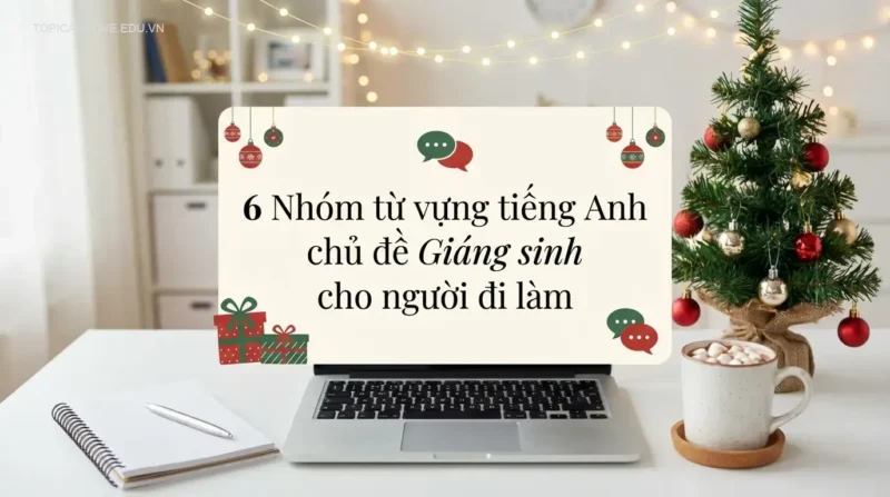 6 Nhóm từ vựng tiếng Anh chủ đề Giáng sinh cho người đi làm