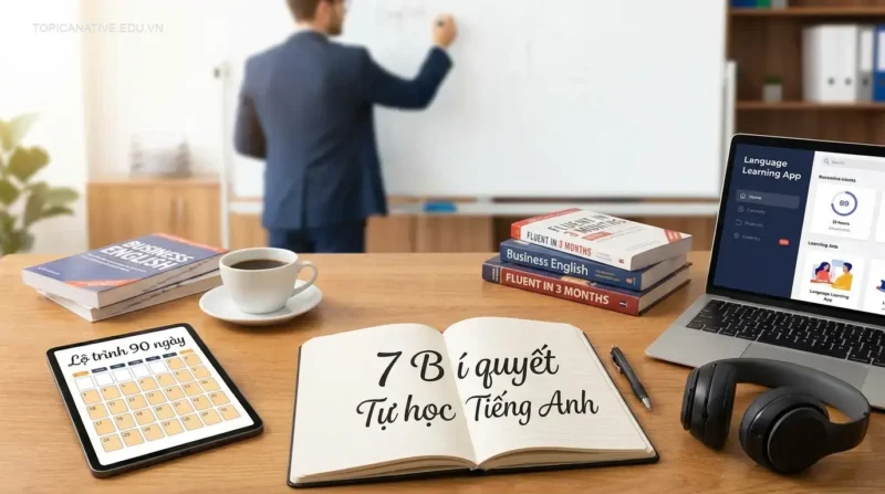 7 Bí quyết tự học tiếng Anh cho người đi làm: Lộ trình 90 ngày