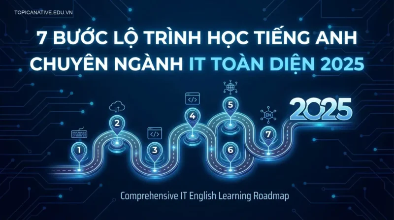 7 Bước Lộ Trình Học Tiếng Anh Chuyên Ngành IT Toàn Diện 2025