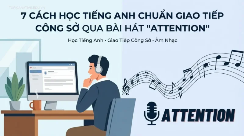 7 Cách Học Tiếng Anh Chuẩn Giao Tiếp Công Sở Qua Bài Hát 'Attention'