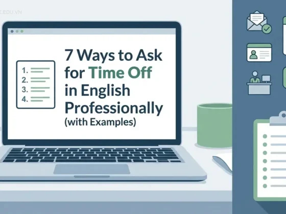 7 Cách xin phép nghỉ bằng tiếng Anh chuyên nghiệp (kèm mẫu câu)