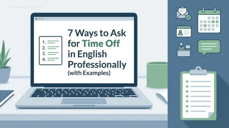 7 Cách xin phép nghỉ bằng tiếng Anh chuyên nghiệp (kèm mẫu câu)