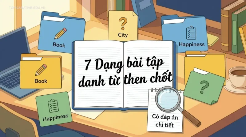 7 Dạng bài tập danh từ then chốt trong tiếng Anh (Có đáp án chi tiết)