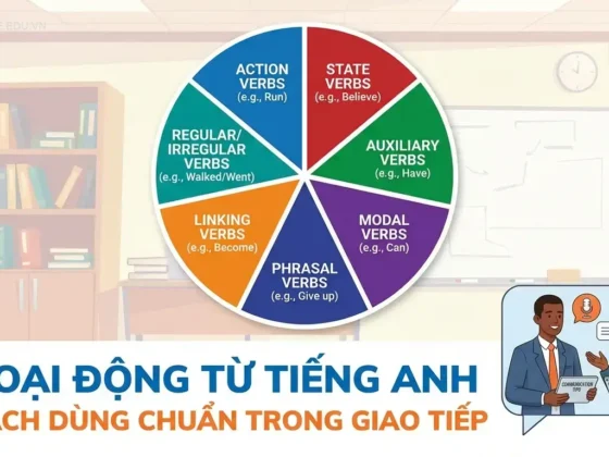 7 Loại Động Từ Tiếng Anh & Cách Dùng Chuẩn Trong Giao Tiếp
