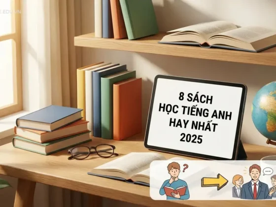 **8 sách học tiếng Anh hay nhất 2025: Từ mất gốc đến giao tiếp tự tin**