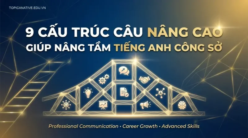9 cấu trúc câu nâng cao giúp nâng tầm tiếng Anh công sở