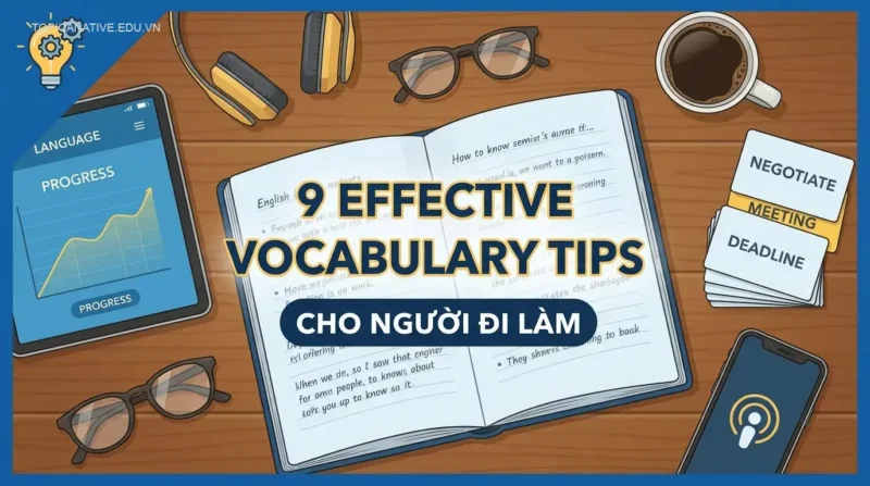 9 kinh nghiệm học từ vựng tiếng Anh cho người đi làm hiệu quả