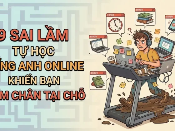 9 Sai Lầm Tự Học Tiếng Anh Online Khiến Bạn Giậm Chân Tại Chỗ