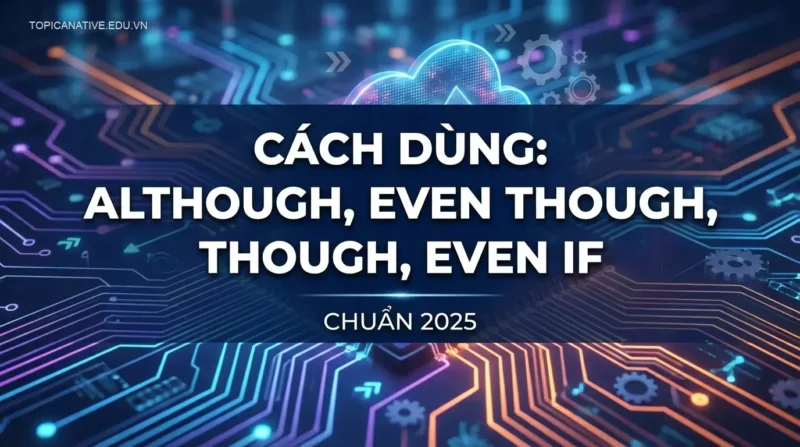 Cách Dùng Although, Even though, Though, Even if Chuẩn 2025