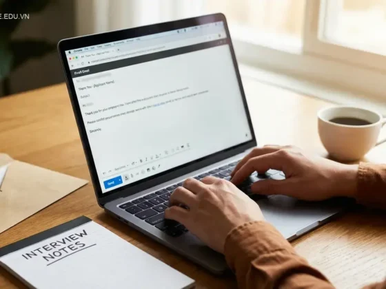 Cách viết email cảm ơn sau phỏng vấn bằng tiếng Anh chuyên nghiệp