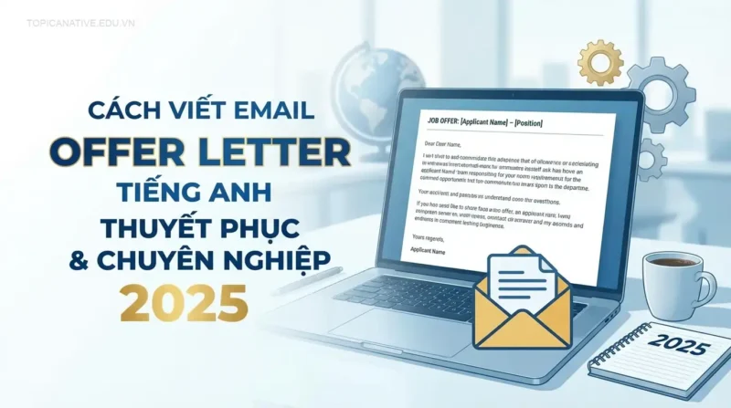 Cách Viết Email Offer Letter Tiếng Anh Thuyết Phục & Chuyên Nghiệp 2025