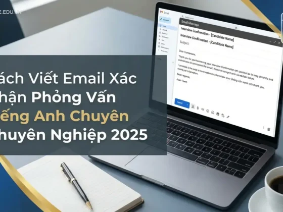 Cách Viết Email Xác Nhận Phỏng Vấn Tiếng Anh Chuyên Nghiệp 2025