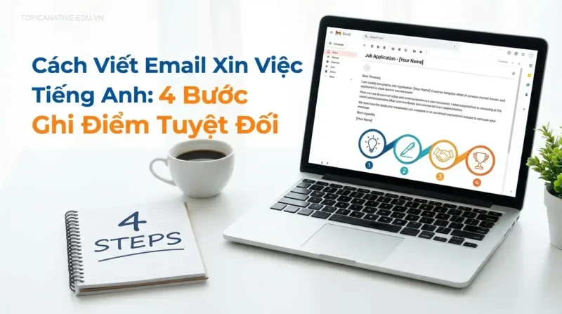 Cách Viết Email Xin Việc Tiếng Anh: 4 Bước Ghi Điểm Tuyệt Đối