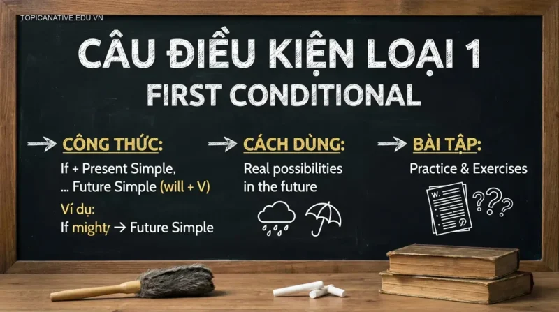 Câu điều kiện loại 1: Công thức, cách dùng và bài tập