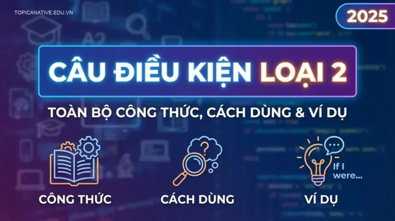 Câu điều kiện loại 2: Toàn bộ công thức, cách dùng & ví dụ 2025