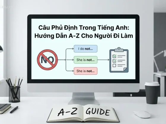 Câu Phủ Định Trong Tiếng Anh: Hướng Dẫn A-Z Cho Người Đi Làm
