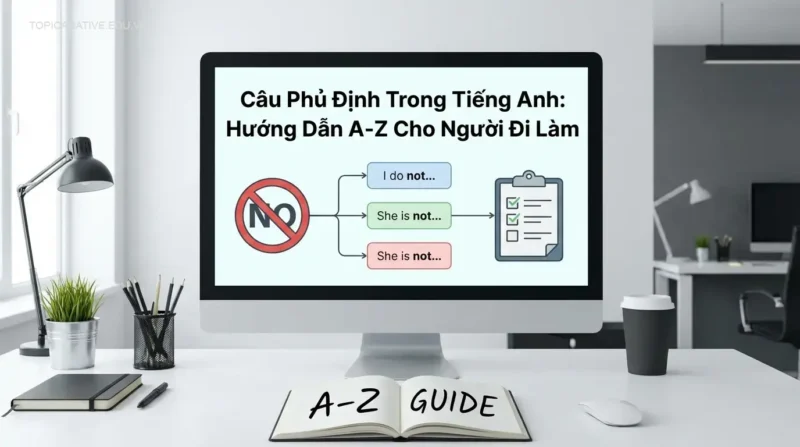 Câu Phủ Định Trong Tiếng Anh: Hướng Dẫn A-Z Cho Người Đi Làm