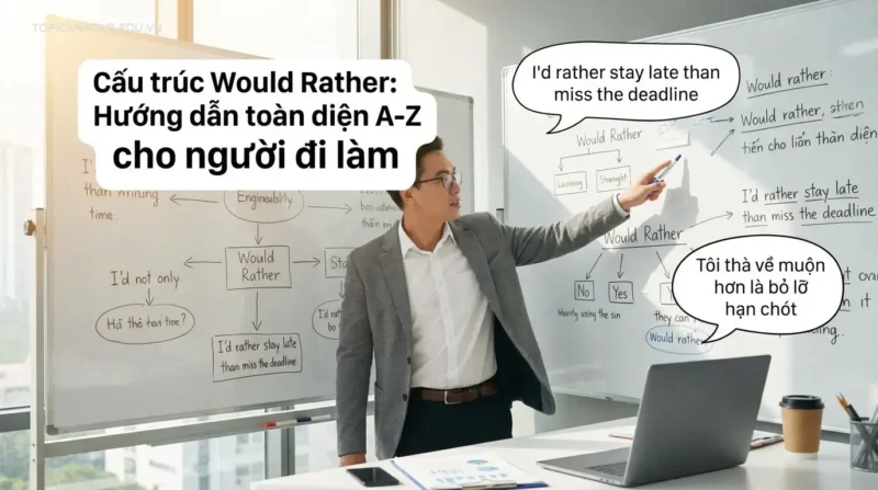 Cấu trúc Would Rather: Hướng dẫn toàn diện A-Z cho người đi làm