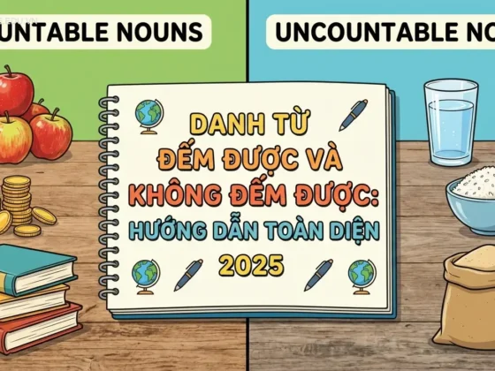 Danh từ đếm được và không đếm được: Hướng dẫn toàn diện 2025