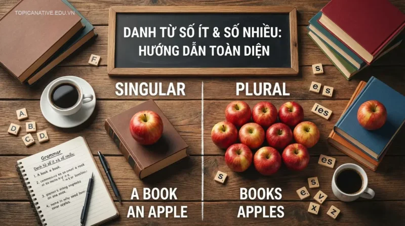 Danh từ số ít và số nhiều trong tiếng Anh: Hướng dẫn toàn diện
