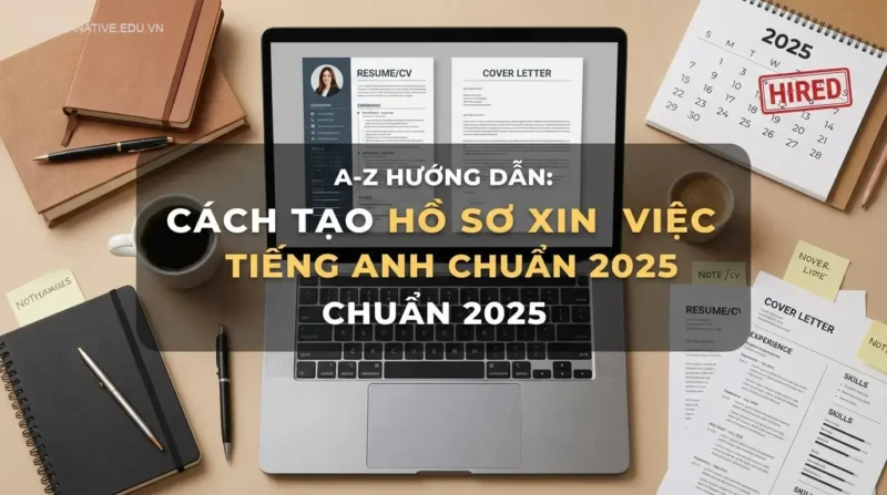 Hướng dẫn A-Z: Cách tạo hồ sơ xin việc tiếng Anh chuẩn 2025