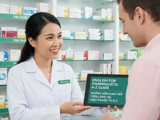 Hướng dẫn giao tiếp tiếng Anh tại hiệu thuốc từ A-Z cho Dược sĩ