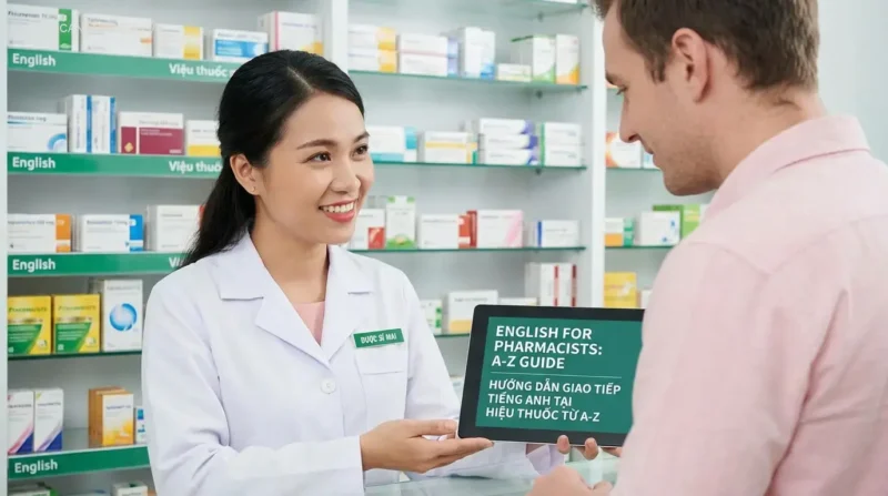 Hướng dẫn giao tiếp tiếng Anh tại hiệu thuốc từ A-Z cho Dược sĩ