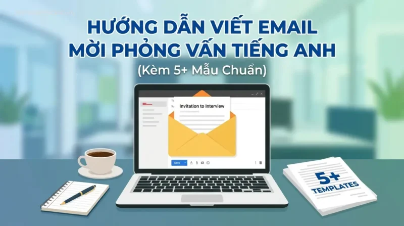 Hướng Dẫn Viết Email Mời Phỏng Vấn Tiếng Anh (Kèm 5+ Mẫu Chuẩn)